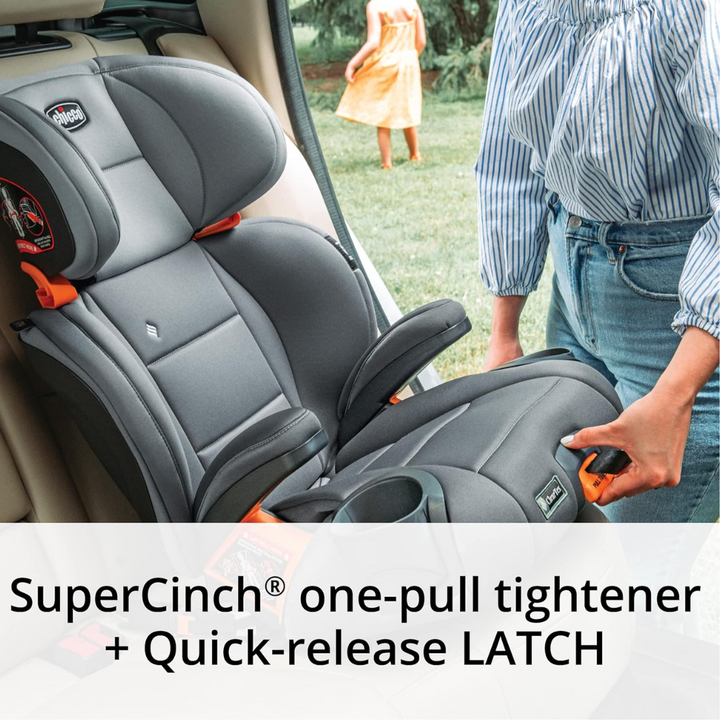 Chicco KidFit ClearTex Plus 2-in-1 Belt-Positioning Booster Car Seat 00079627120070