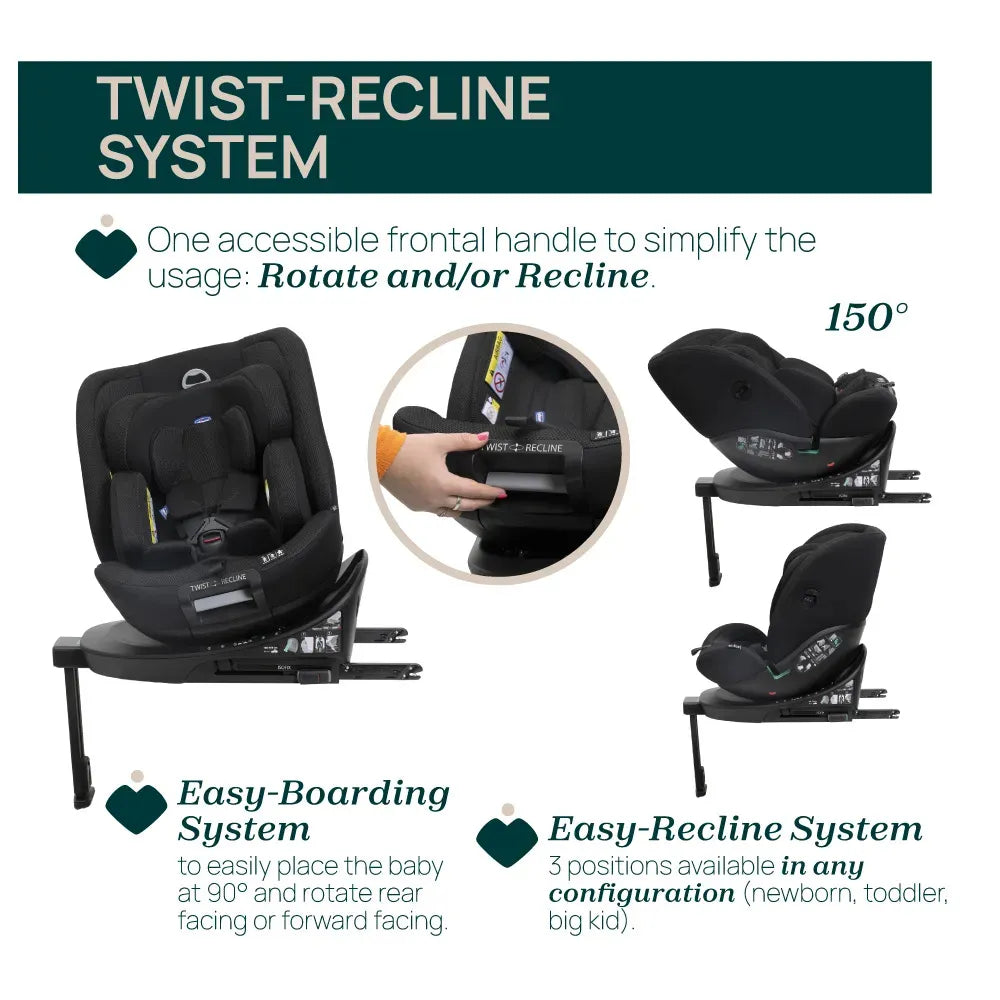 Chicco Everone I-Size Baby Car Seat (0-12yo)-5