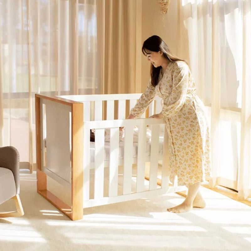 Babyhood Malika Cot - Natural/White (CNY Promo Till 16 Feb)-5