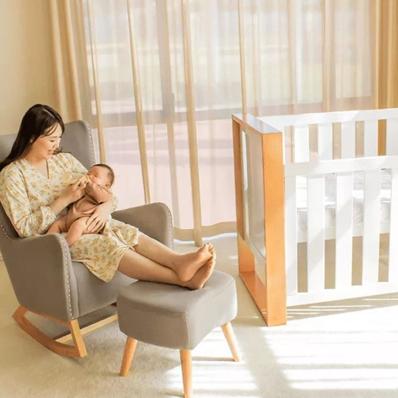 Babyhood Malika Cot - Natural/White (CNY Promo Till 16 Feb)-3