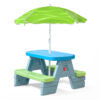 Step2 Sun & Shade Picnic Table with Umbrella