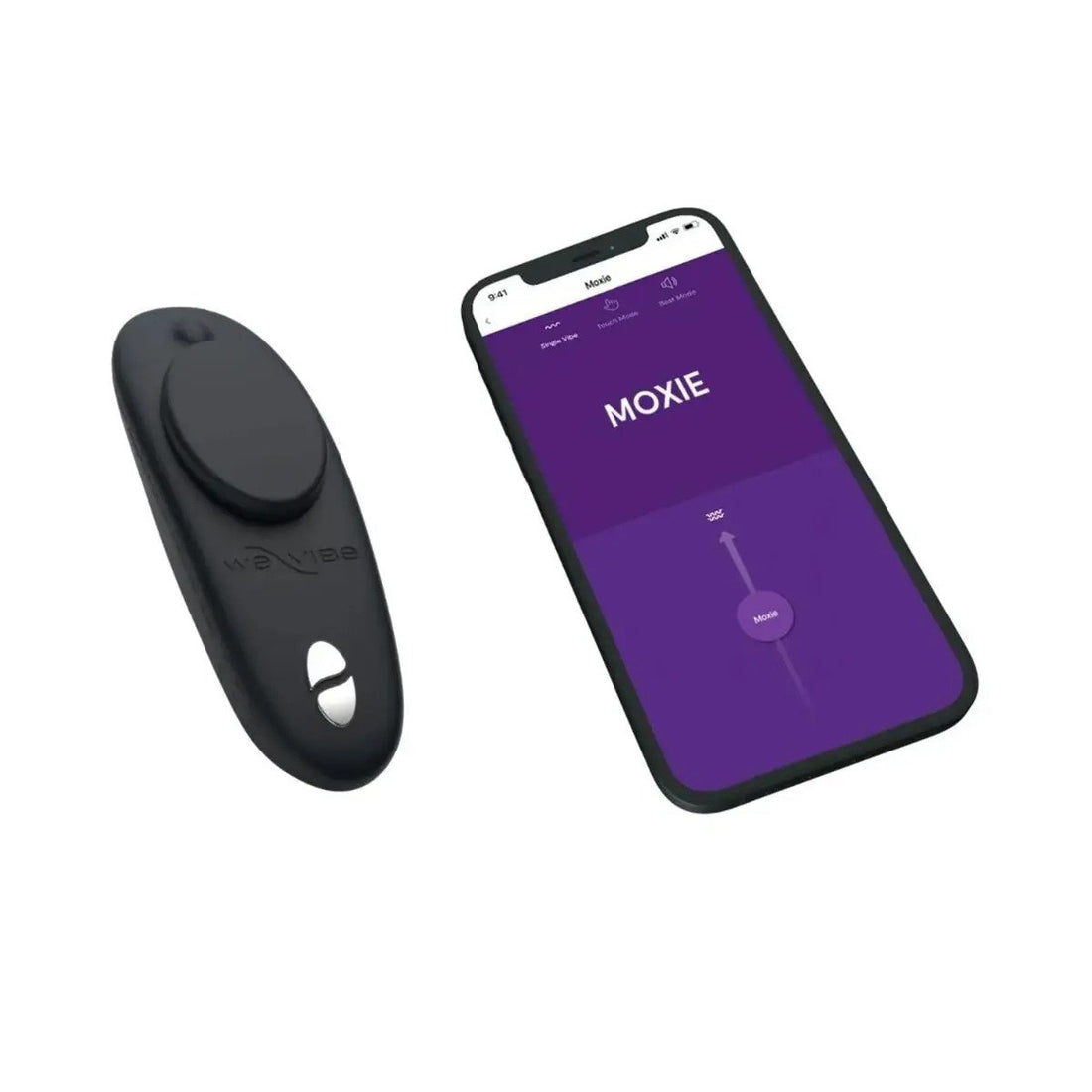 We Vibe Tease Us Set Moxie + Moxie App-controlled Wearable Clitoral Vibrators (Black)