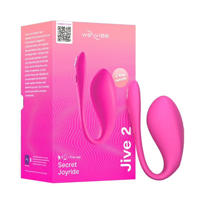 We Vibe Jive 2 App and Remote-Controlled Wearable G-Spot Egg Vibrator