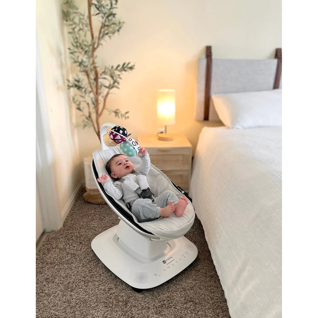 4MOMS Mamaroos Multi Motion Baby Swing - Grey Classic-9
