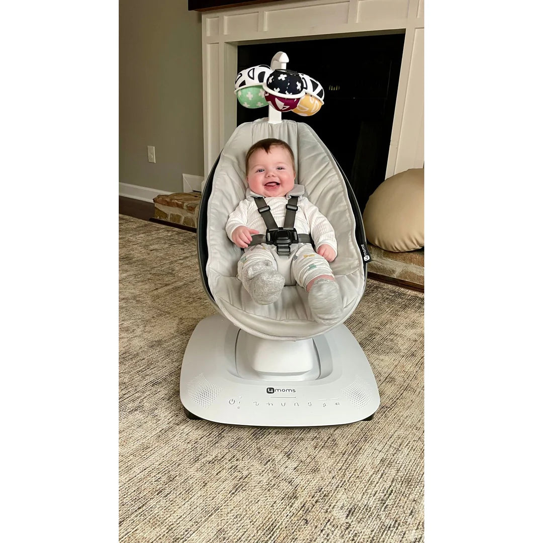 4MOMS Mamaroos Multi Motion Baby Swing - Grey Classic-10