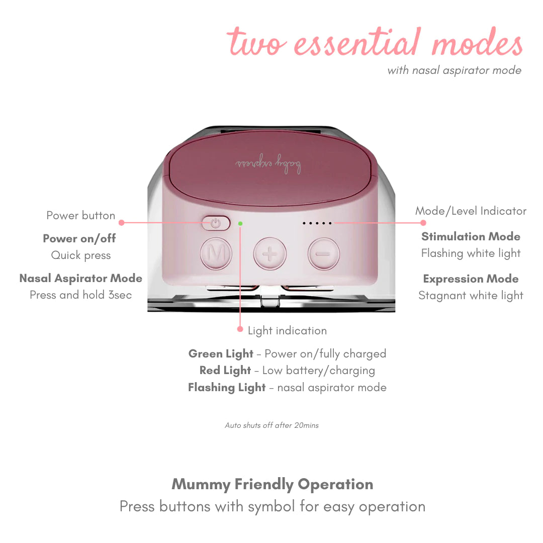 [NEW Version 5] Baby Express Be Free Wearable Breast Pump