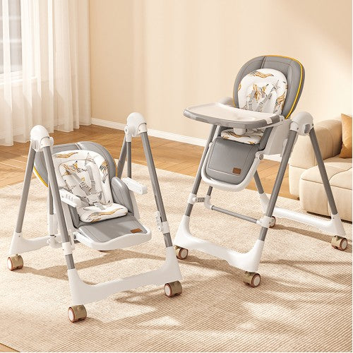 Lucky Baby Viner Swing & Highchair - Grey