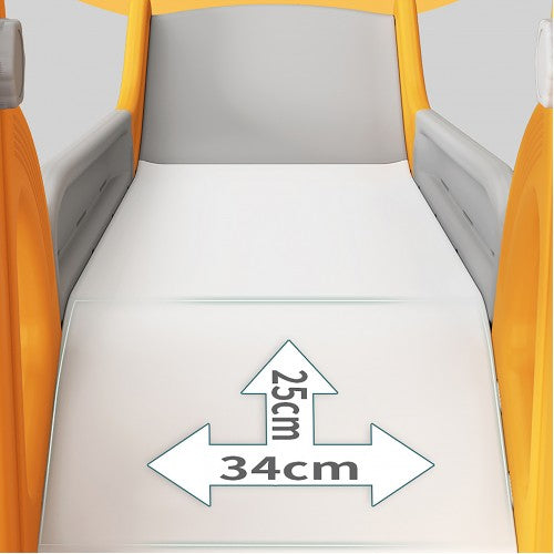 Lucky Baby Smart System Safety 3 in 1 Toddler Slide/Swing Playground - Grey (Indoor/Outdoor)-4