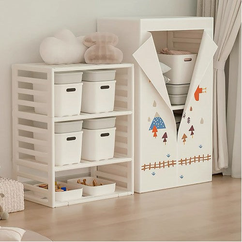 Lucky Baby Multi Functional Safety Play Yard Convertible To Wardrobe - Small-3