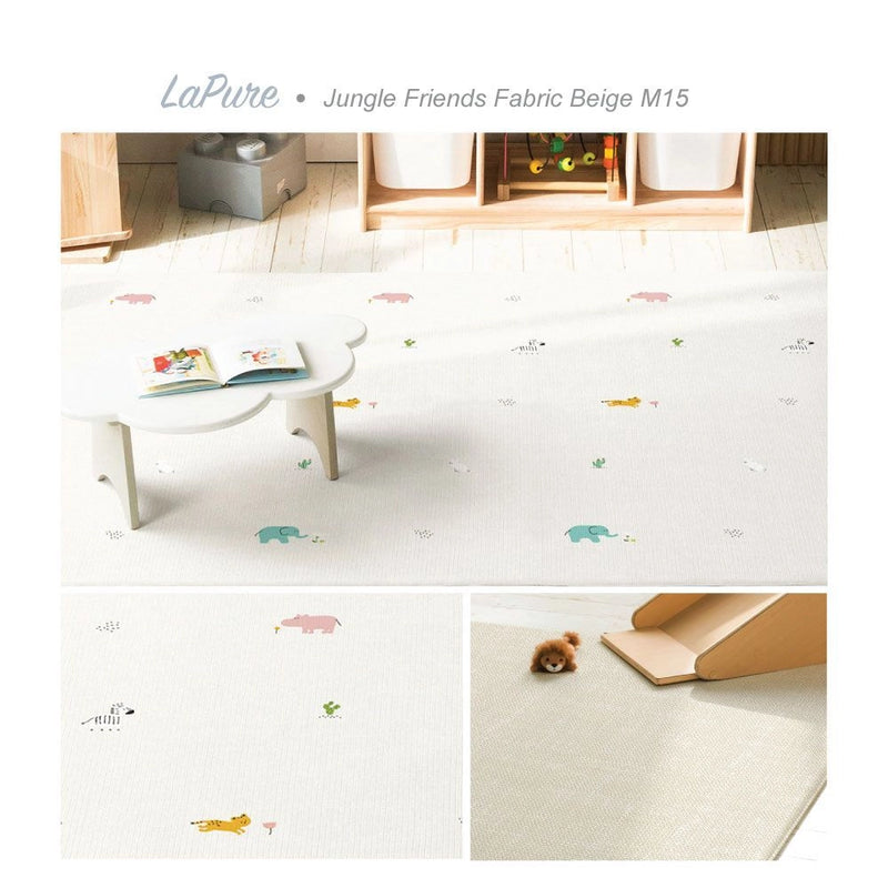 Parklon LaPure Jungle Friends Fabric Beige (size M15)-2