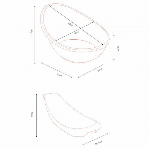 Lucky Baby Cocoon Infant Bath Tub-4