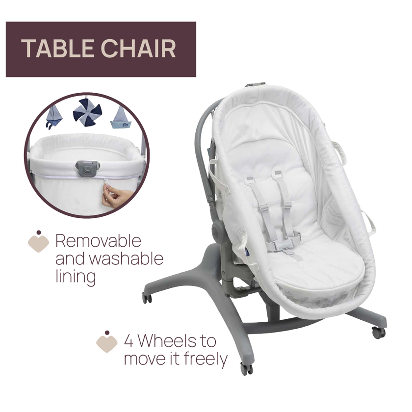 Chicco Baby Hug 5 in 1 Pro Crib (assorted colors)