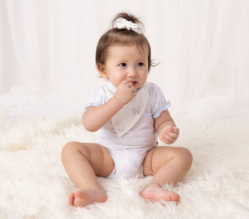Kiki and Sebby 6-Layer Muslin Bandana Bibs