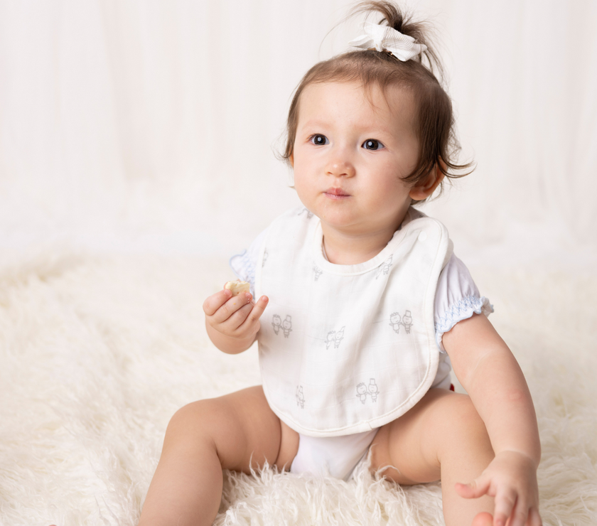 Kiki and Sebby 6-Layer Muslin Snap Bibs