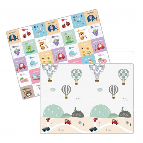Lucky Baby Tell Me A Story Educative XPE Dual FOLDABLE Mats - Hot Air Balloon (10mm)