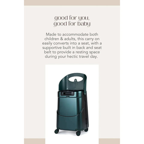 Miamily MultiCarry Ride-On Luggage (Forest Green) 24"