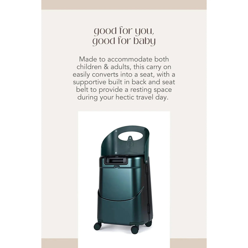 Miamily MultiCarry Ride-On Luggage (Dusty Pink) 18"