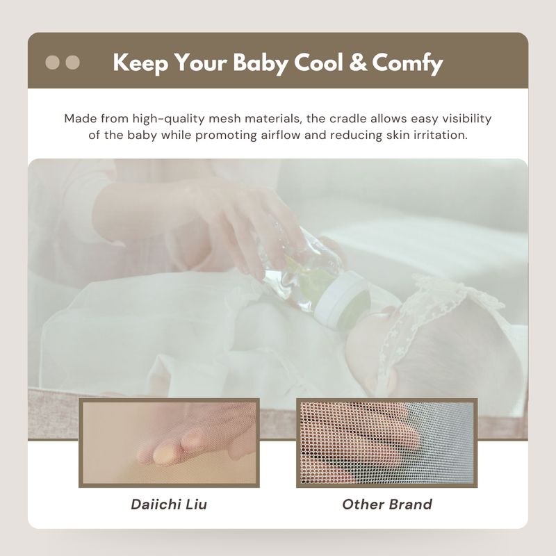 Daiichi Liu Baby Bed Side Crib - Available in Assorted Colours-7