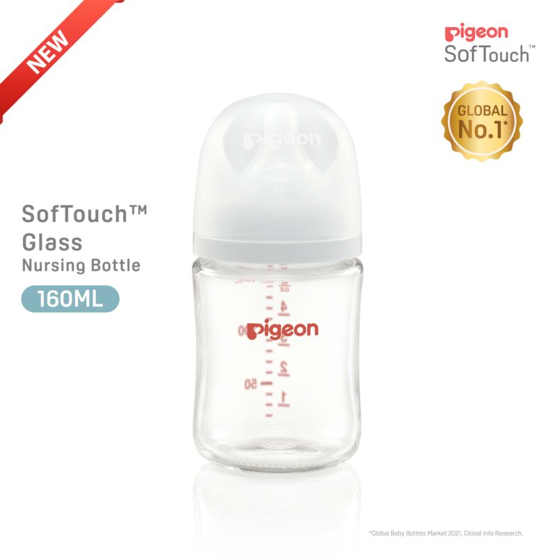 Pigeon SofTouch™ Nursing Bottle Glass 160ml