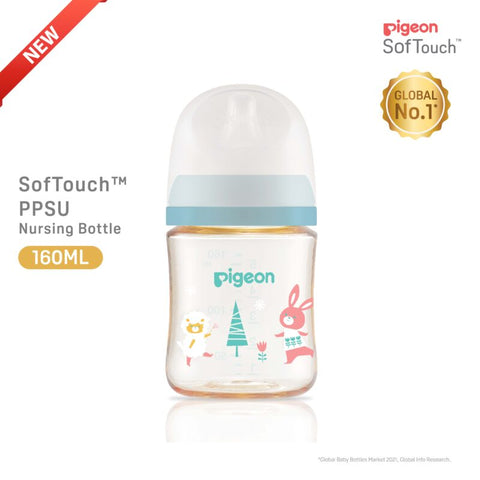 Pigeon SofTouch™ PPSU Nursing Bottle - Animal 160ml