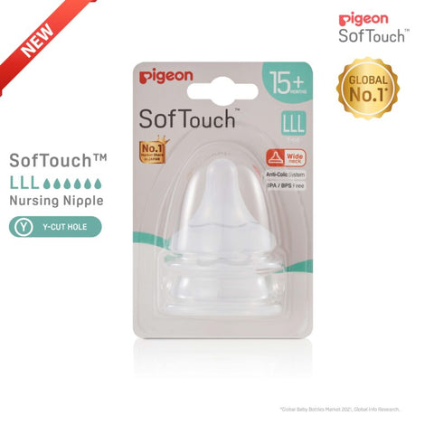 Pigeon SofTouch™ Nipple 2pcs (LLL)