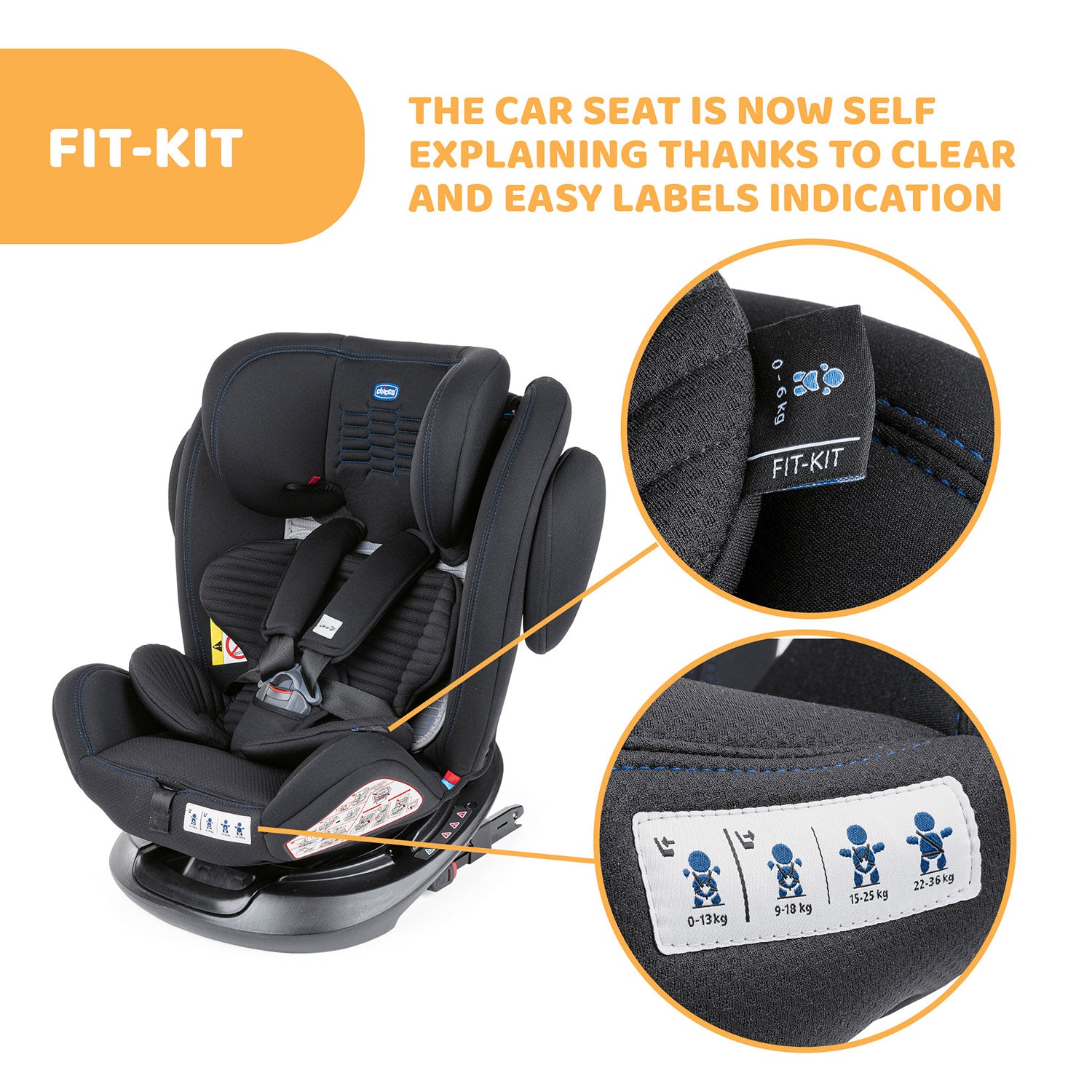 Chicco Unico Plus Air All in One Car Seat 04079654720000