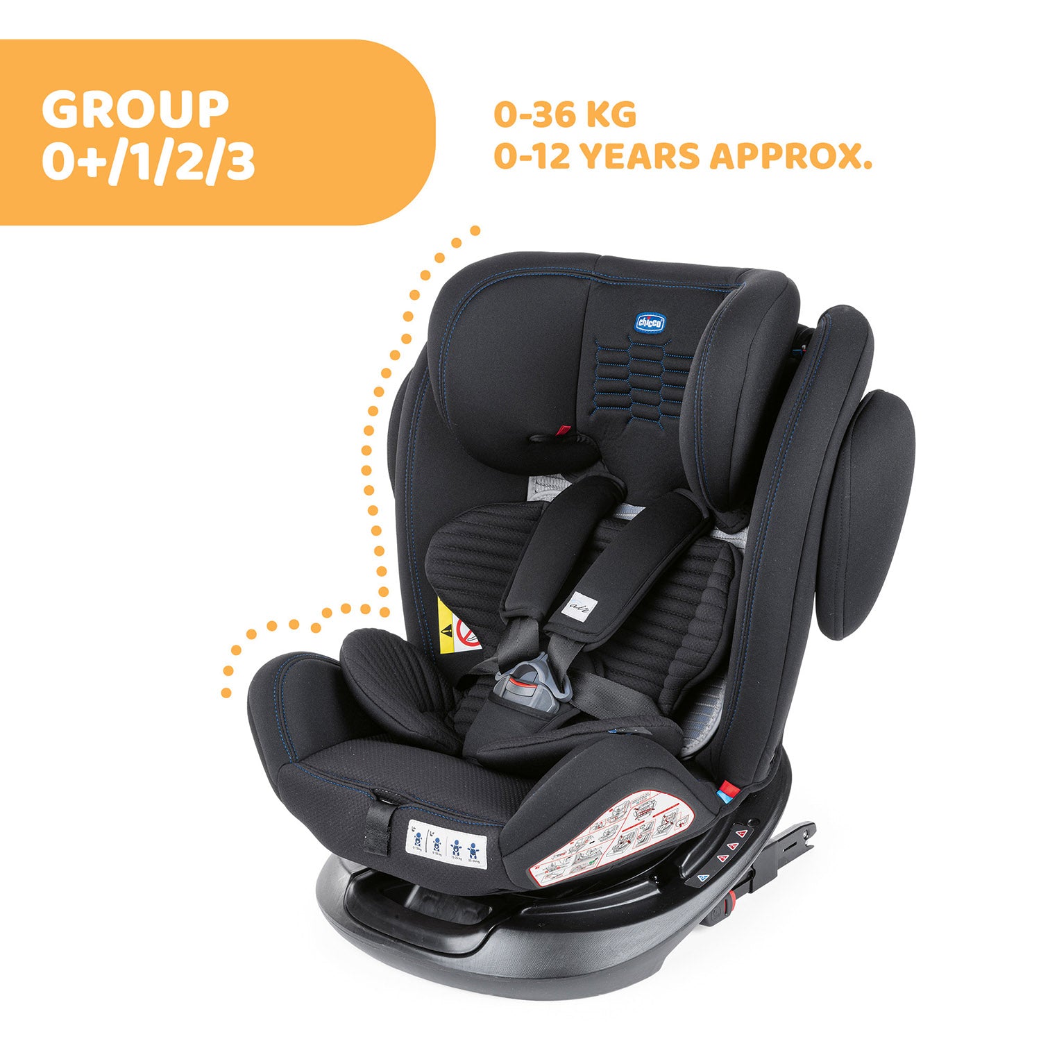 Chicco Unico Plus Air All in One Car Seat 04079654720000