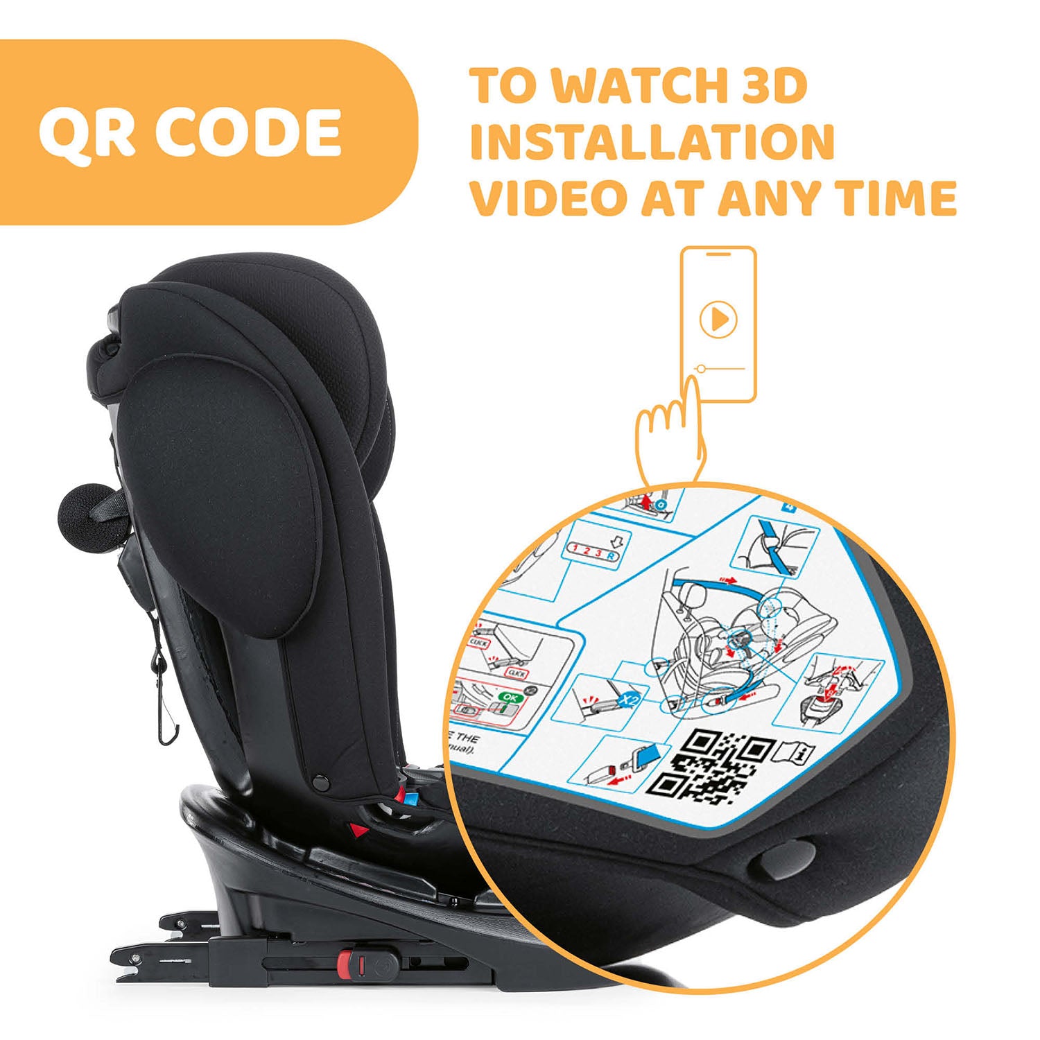 Chicco Unico Plus All In One Car Seat India Ink 05079715390000