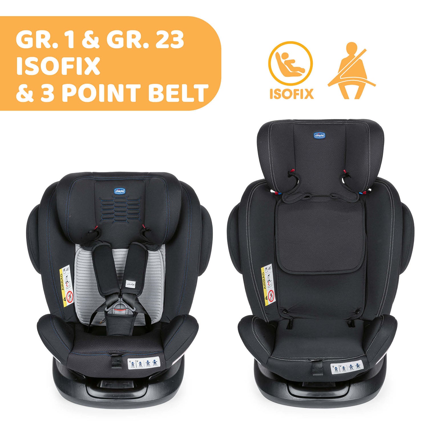 Chicco Unico Plus All In One Car Seat India Ink 05079715390000