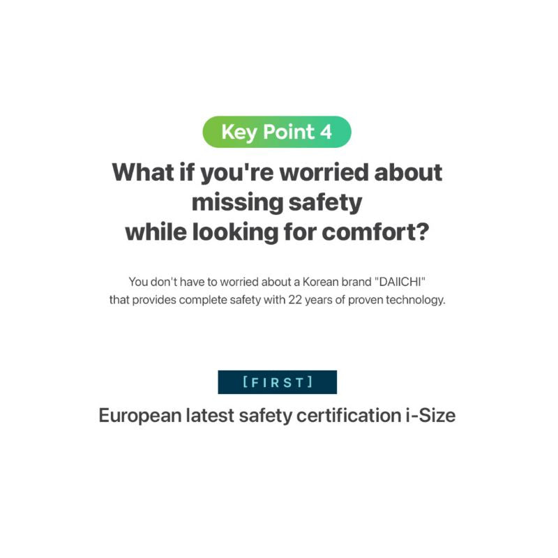 Daiichi Multi i-Size Junior Reclining Car Seat (4-12yo)