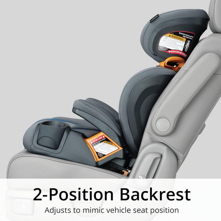 Chicco KidFit ClearTex Plus 2-in-1 Belt-Positioning Booster Car Seat 00079627120070