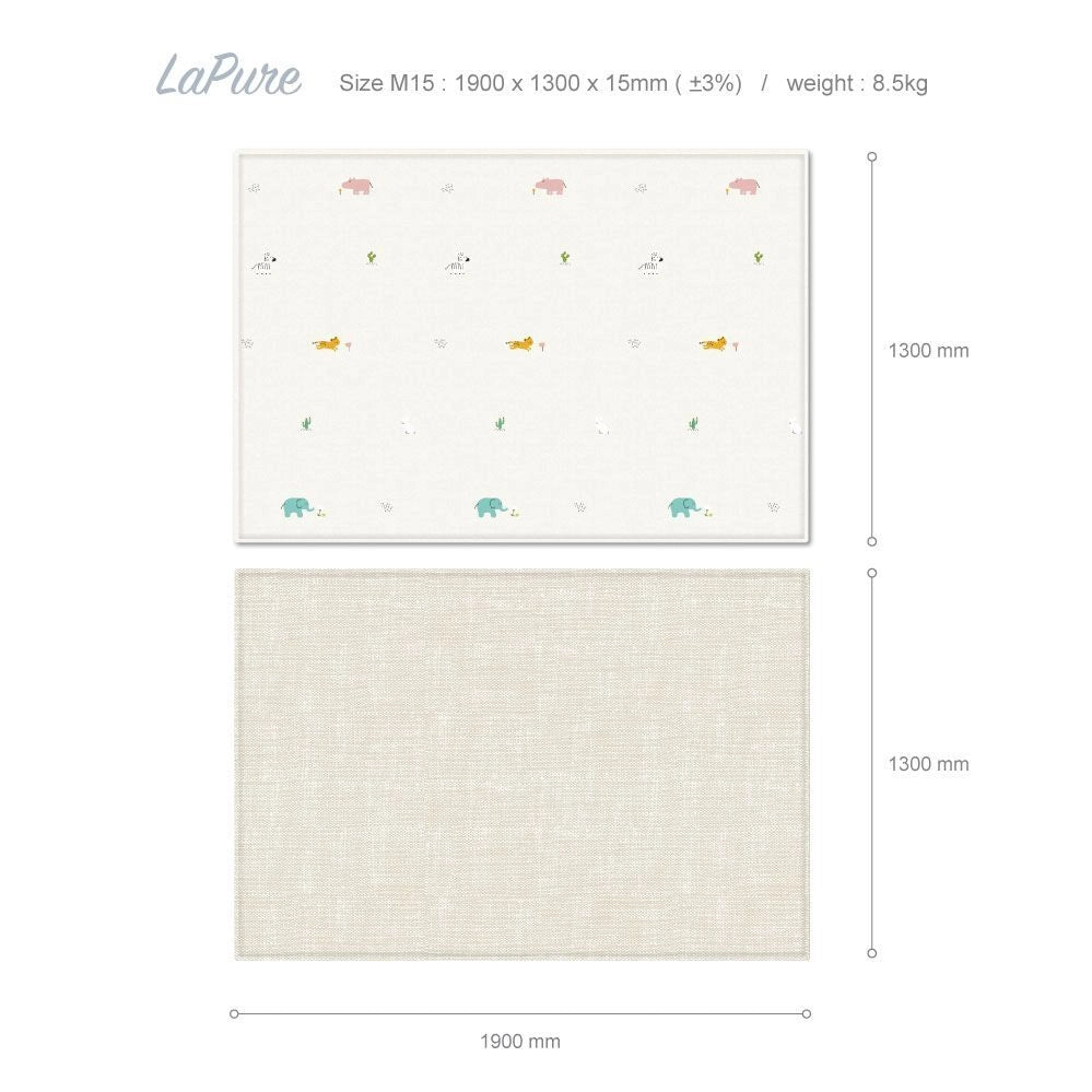 Parklon LaPure Jungle Friends Fabric Beige (size M15)