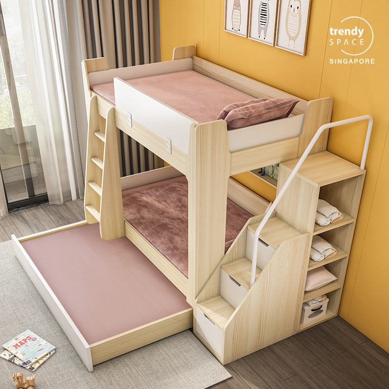 Designer Style SG Bunk bed | Super Single size (Book appointment to view)-12