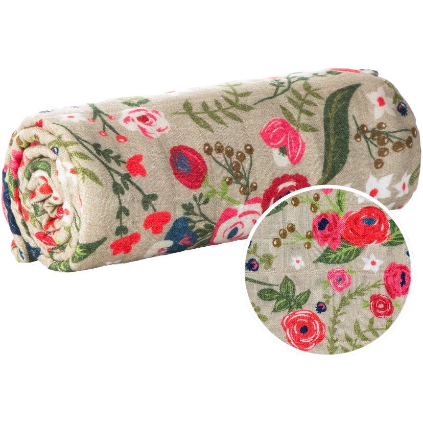 Tula Cuddle Me Baby Throw Blanket Large - Rosy Posy