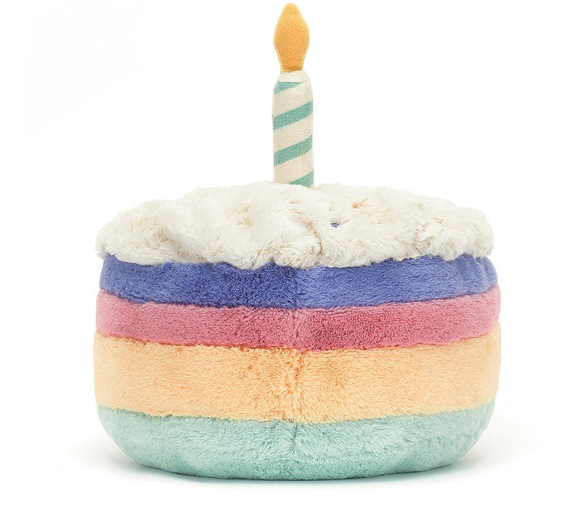 Jellycat Amuseable Rainbow Birthday Cake