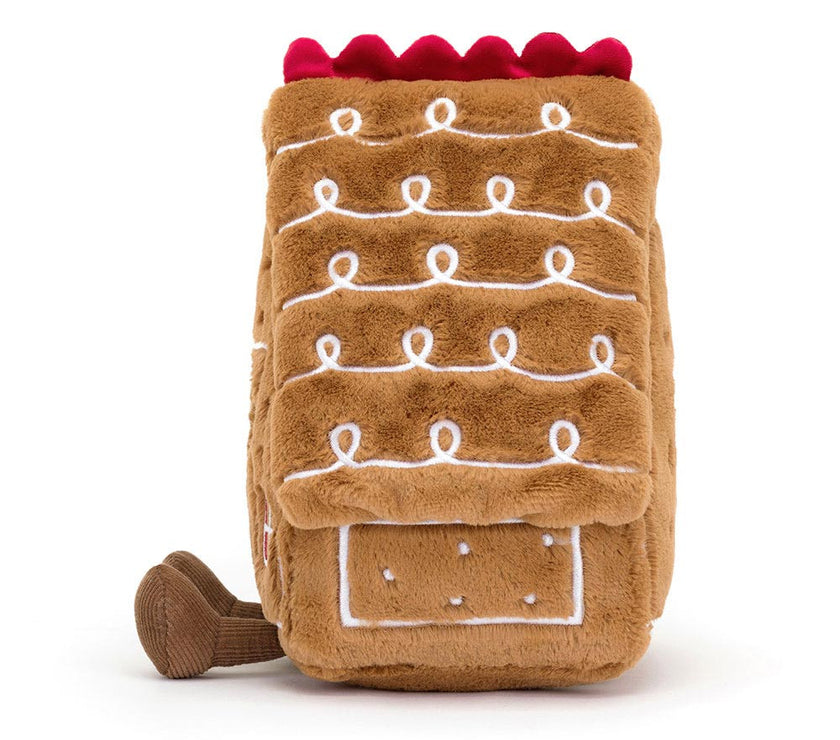 Jellycat Amuseable Gingerbread House (A2GHO)