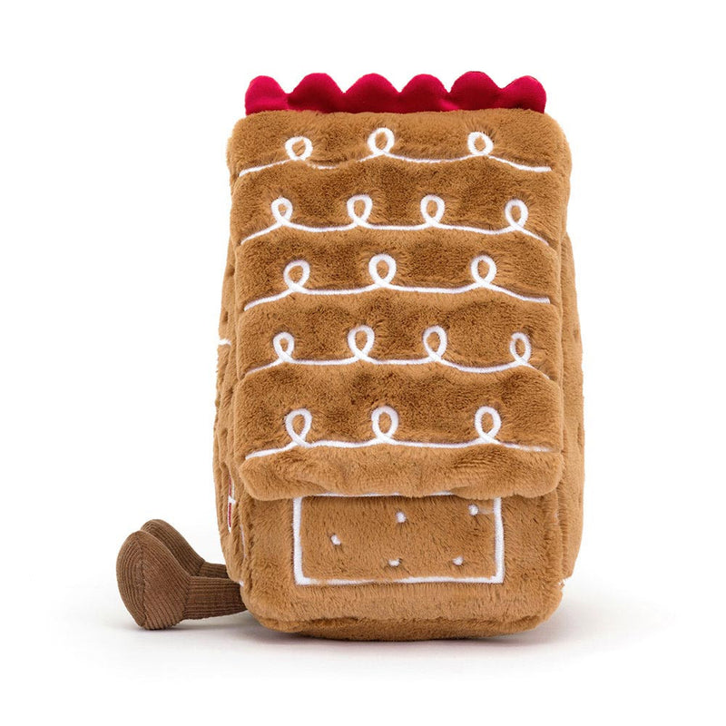 Jellycat Amuseable Gingerbread House (A2GHO)-3