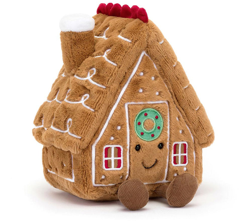 Jellycat Amuseable Gingerbread House (A2GHO)