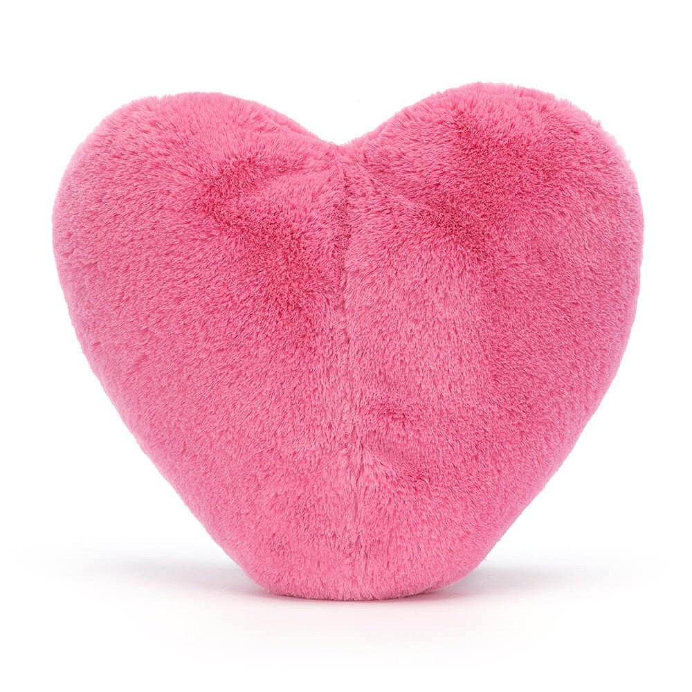 Jellycat Amusable Hot Pink Heart - Large-2