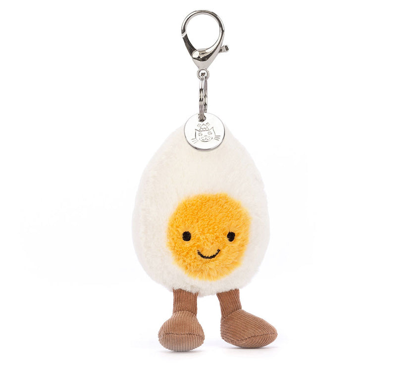 Jellycat Amuseable Happy Boiled Egg Bag Charm (A4BEBC)
