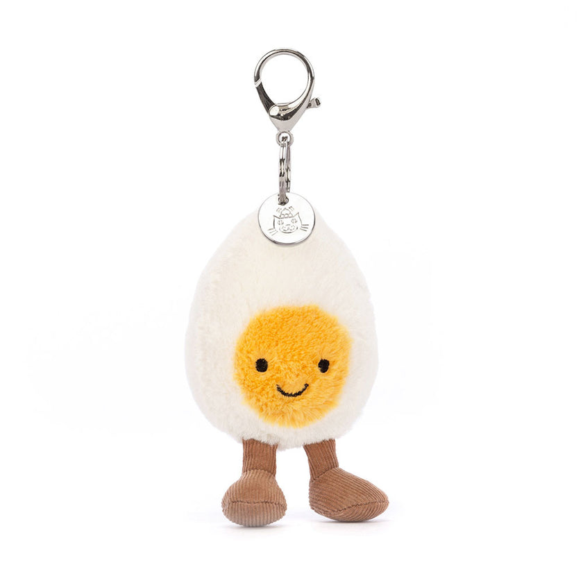 Jellycat Amuseable Happy Boiled Egg Bag Charm (A4BEBC)