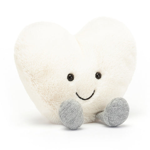 Jellycat Amuseable Cream Heart Small H11cm