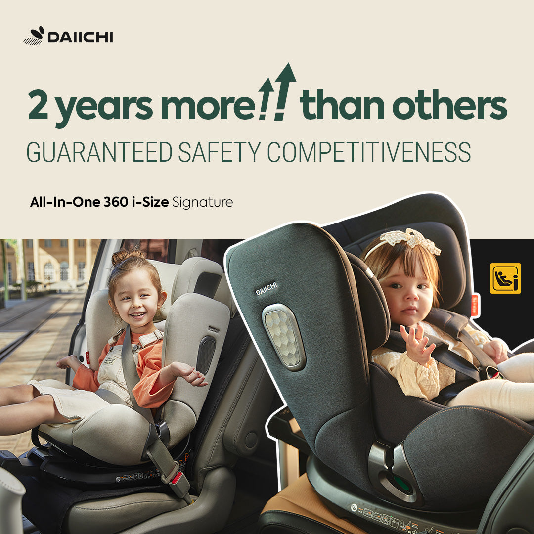 Daiichi All Age 360 Signature Car Seat (from birth to 7 years) - Pre Order end Jul 25