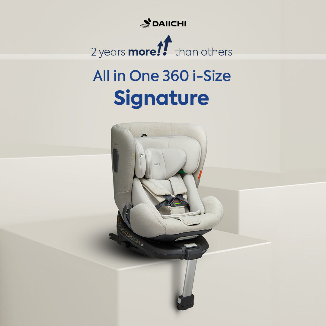 Daiichi All Age 360 Signature Car Seat (from birth to 7 years) - Pre Order end Jul 25