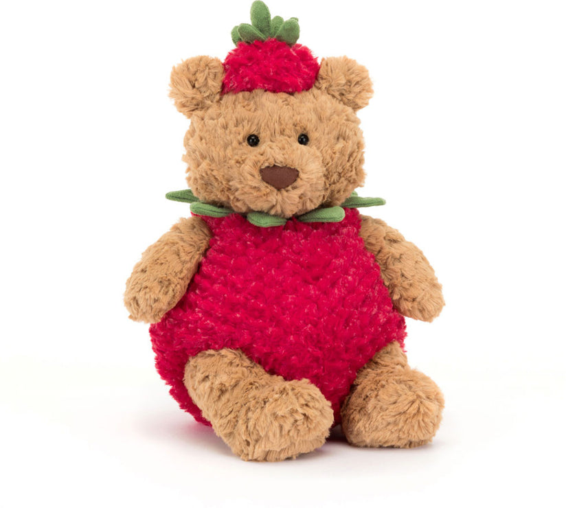 Jellycat Bartholomew Bear Strawberry (BARM2BST)