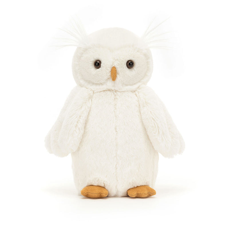 Jellycat Bashful Owl Original (Medium) (BAS3OWL)-4