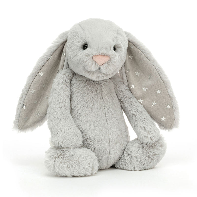 JellyCat Bashful Shimmer Bunny Original - Medium H31cm-3