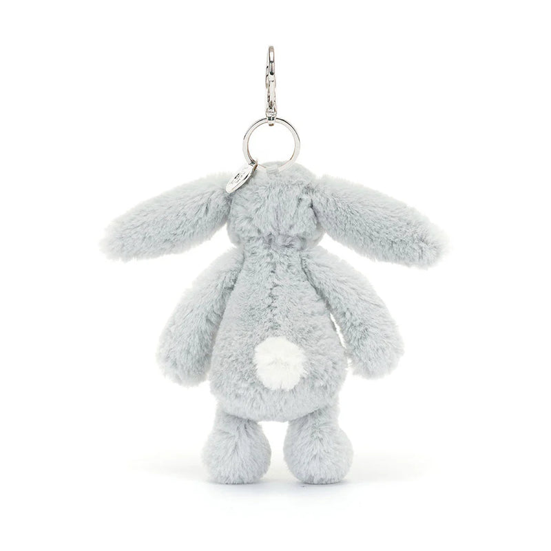Jellycat Bashful Silver Bunny Bag Charm-3