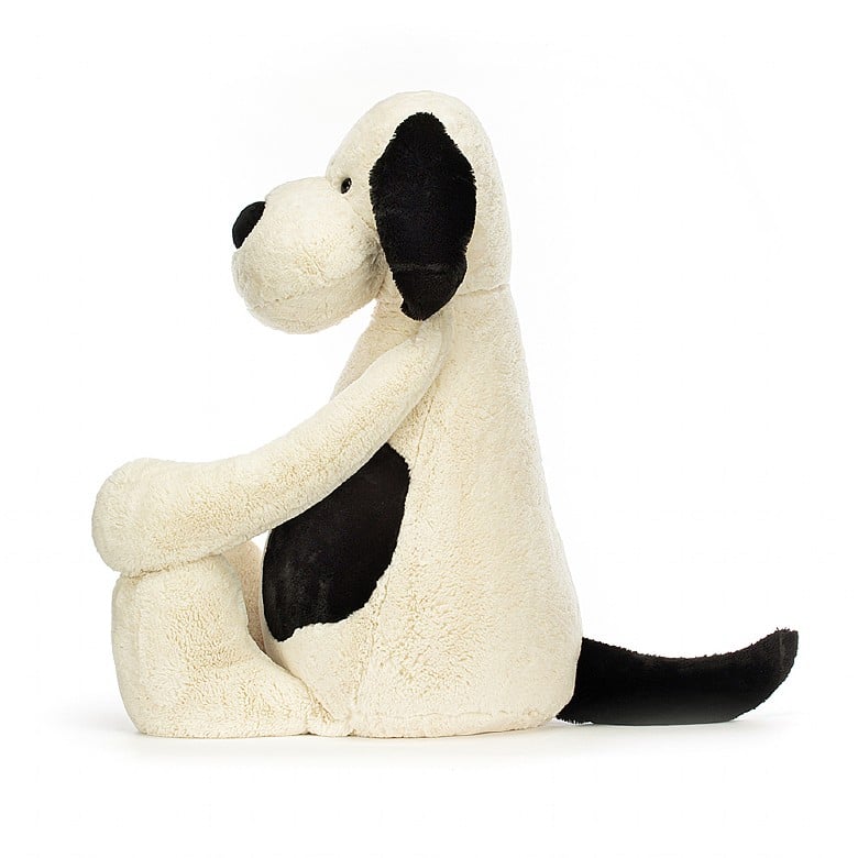 Jellycat Bashful Black & Cream Puppy Giant (H108 X W46 CM)