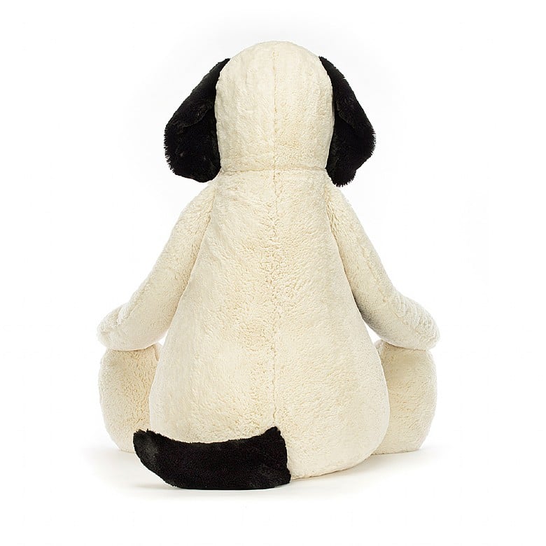 Jellycat Bashful Black & Cream Puppy Giant (H108 X W46 CM)